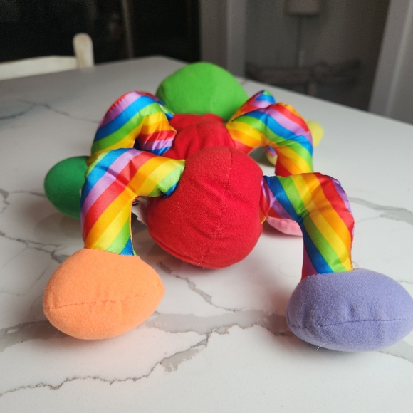 VINTAGE 90s JOLLY TOYS RAINBOW CATERPILLAR RATTLE 🦋 ♥️ 😍 - Picture 3 of 7
